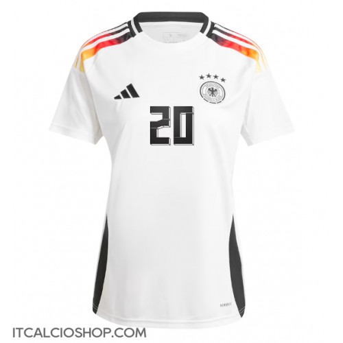 Germania Benjamin Henrichs #20 Prima Maglia Femmina Europei 2024 Manica Corta